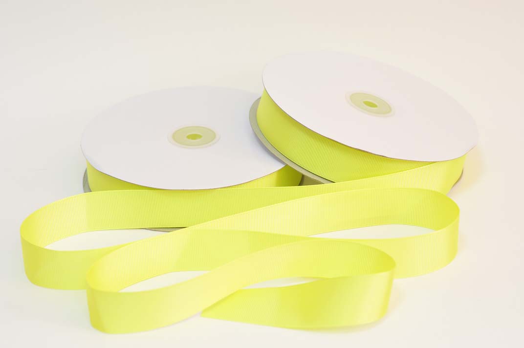 Стрічка-тасьма Лимонний 2.5cм 1м (45m) | Интернет-магазин Кактус