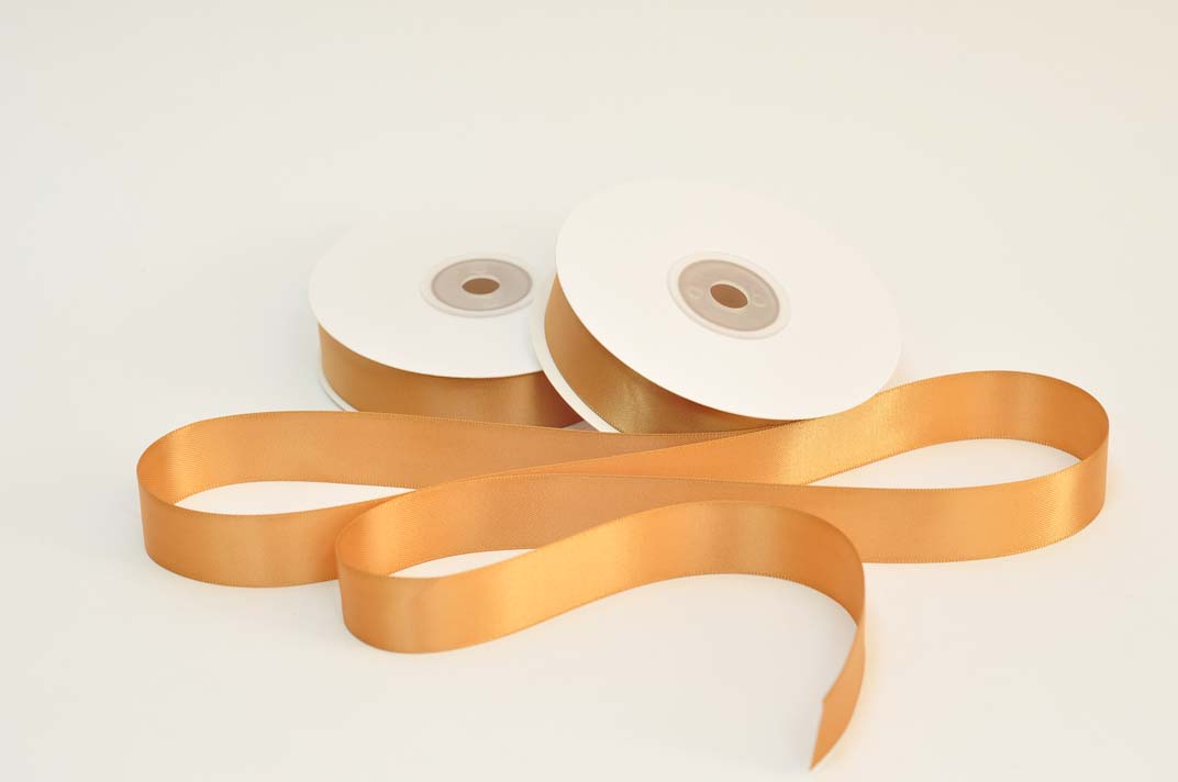 Стрічка Атлас Золото 1.9см 1м (23m) | Интернет-магазин Кактус