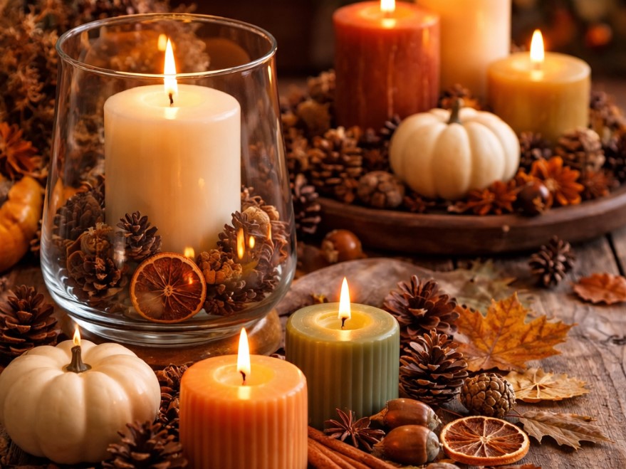 свечки в осеннем декоре.jpg