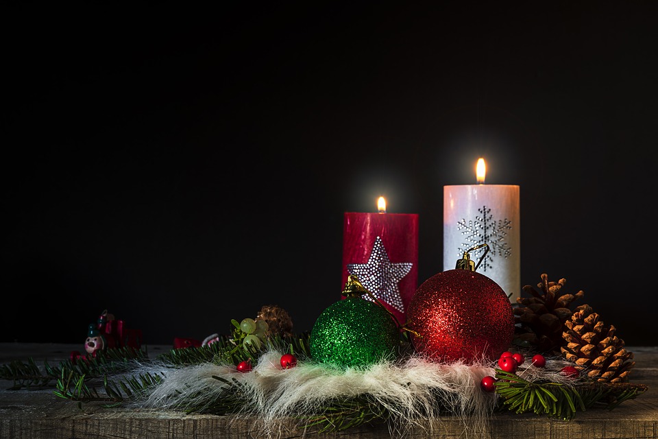 Новогодние свечи - kaktus.ua