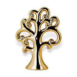 Фигурка керамическая Дерево золотой 16х6х12 см