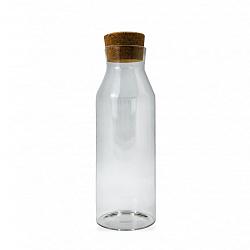 Скляна пляшка із пробковою кришкою Terra 1300 мл