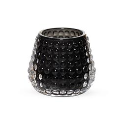 Подсвечник стекло серый 6,5х7,4 см