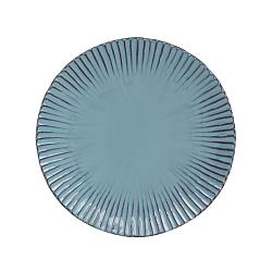Тарелка обеденная Волна голубая 27,5см