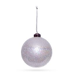 Игрушка Шар сахарная роса пудра 10 см