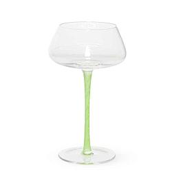 Набор бокалов для коктейля Стебель с салатовой ножкой 350 мл 4шт
