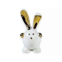 Фигурка керамическая Зайка золото 16,5 см