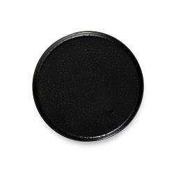 Тарелка десертная Лава черная 20,7 см