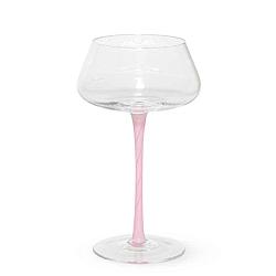 Набор бокалов для коктейля Стебель с розовой ножкой 350 мл 4шт