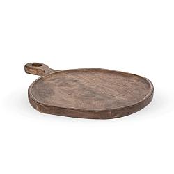 Доска для сыра Сковорода (дерево) 35х23х1.5см