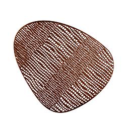 Циновка під тарілку Tabby Pod бронза 38см