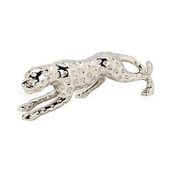 Фігурка алюмінієва Гепард срібло 30 см