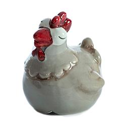 Фигурка Курочка серая 6.8х6.4х8.6см