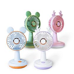 Мини вентилятор настольный Животные 16,9х7,5 см 4 вида