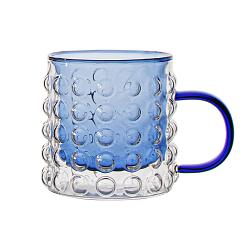 Чашка синя з подвійними стінками Бульбашки 200мл