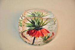 Тримач для паперів (скло) 8 * 8 * 3 см