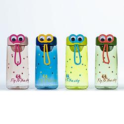 Бутылка для воды детская Глазки 350мл 4 вида