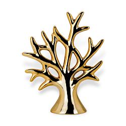 Фигурка керамическая Дерево золотой 17х6х13,5 см