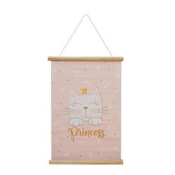Полотно-розпис Pricness Cat рожевий 40х57.5 см