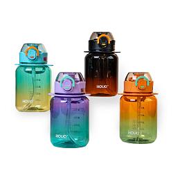 Бутылка для воды с трубочкой HydroGo пластик 700 мл 4 вида