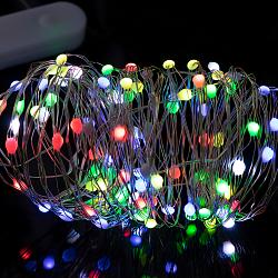 Bluetooth Smart Гірлянда різнокольорова 10м 100 Led від мережі